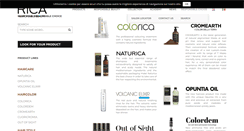 Desktop Screenshot of haircare.ricagroup.com